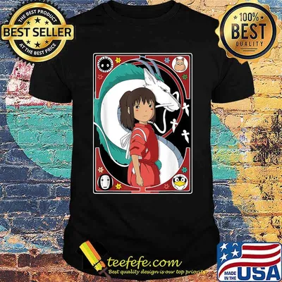 Love Spirited Arts Aways Anime Vaporware Face No For Family T-Shirt