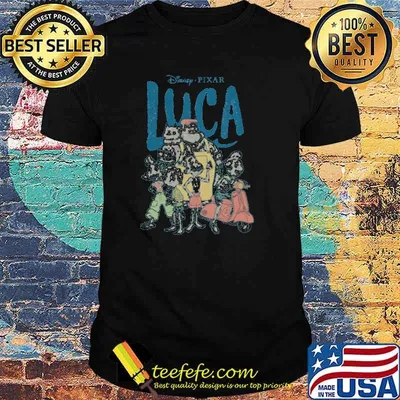 Luca Cast Pixar Shirt
