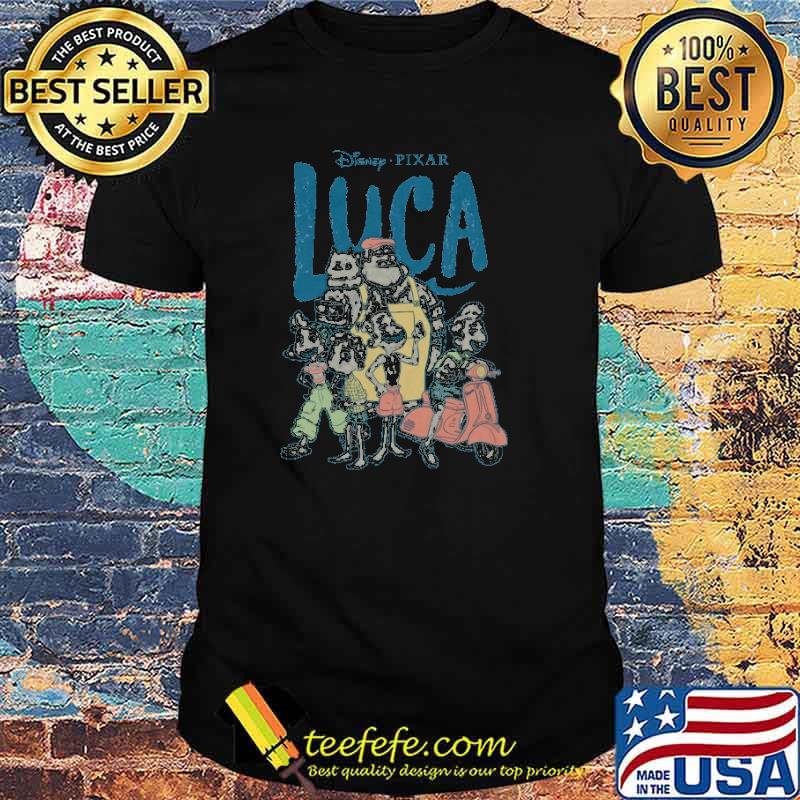 Luca Cast Pixar Shirt Luca Cast Pixar Shirt