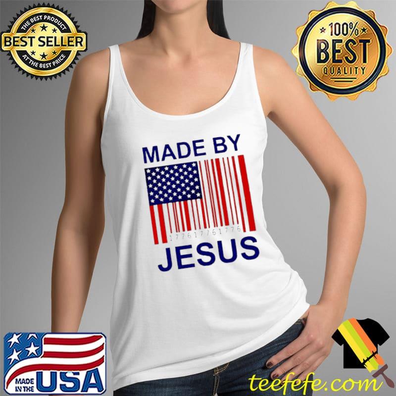 Made By Jesus American Flag s Tank Top Made By Jesus American Flag s Tank Top