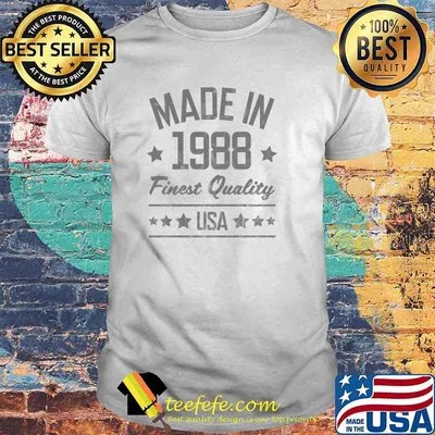 Made in 1988 USA Gift for 33 Year Old American T-shirt