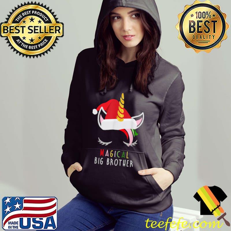 Magical Big Brother Unicorn Christmas Pajamas Shirt Hoodie Magical Big Brother Unicorn Christmas Pajamas Shirt Hoodie