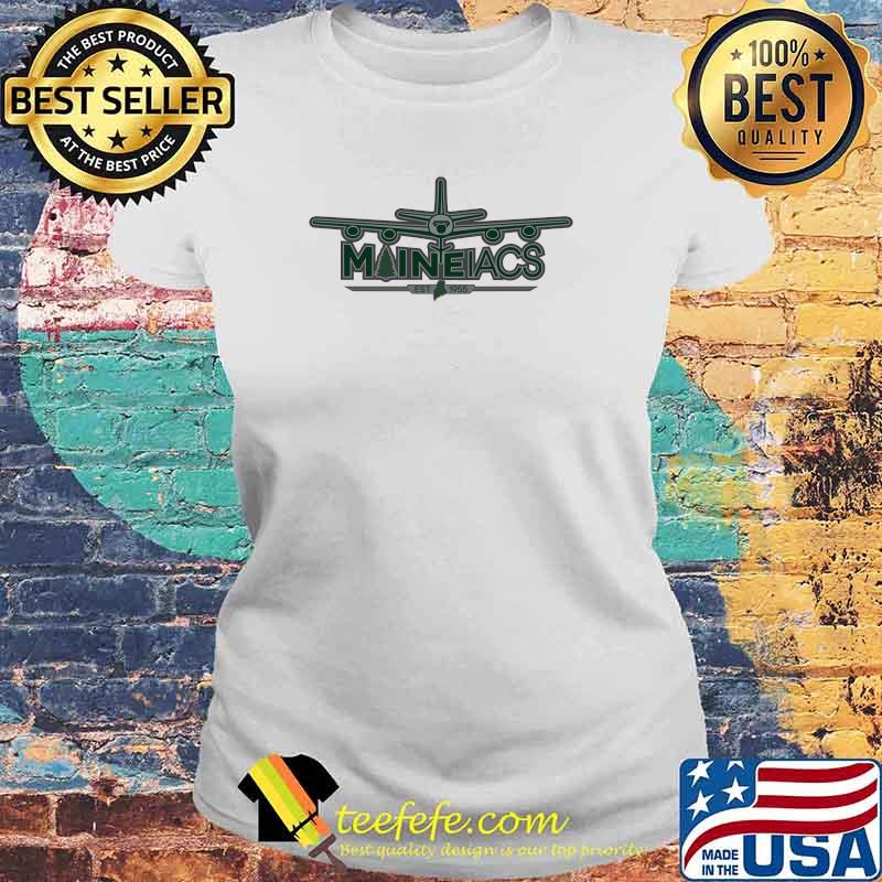 Maineiacs plain T-Shirt Laides tee Maineiacs plain T-Shirt Laides tee