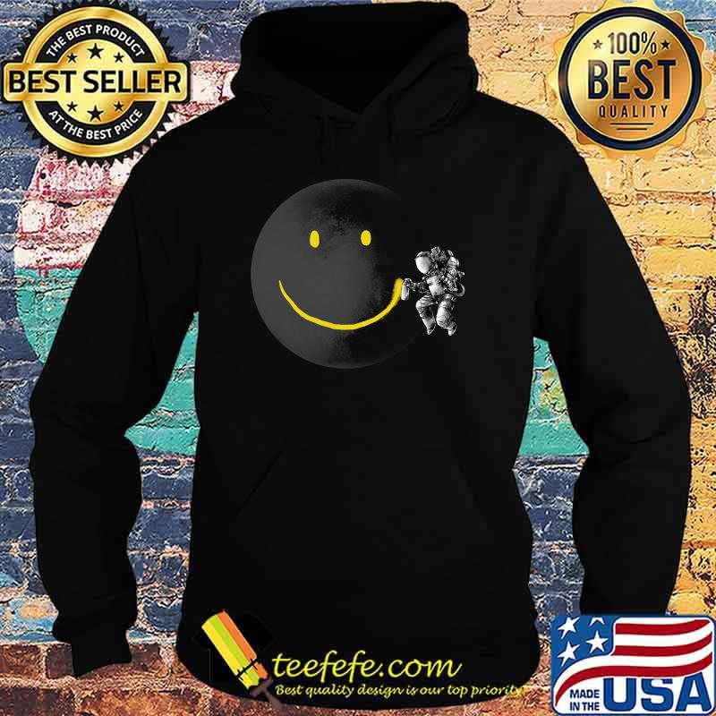 Make a Smile moon astronaut Classic T-Shirt Hoodie Make a Smile moon astronaut Classic T-Shirt Hoodie