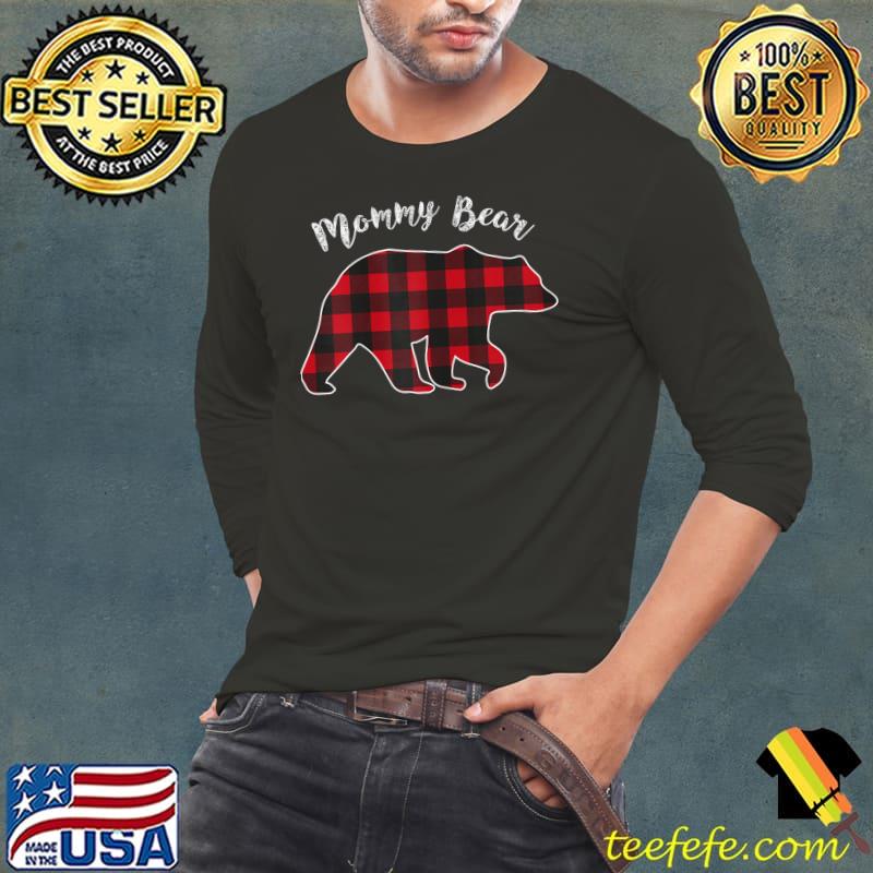 Mama Bear Christmas Pajama Plaid Buffalo Family T-Shirt Long Sleeve Tee Mama Bear Christmas Pajama Plaid Buffalo Family T-Shirt Long Sleeve Tee