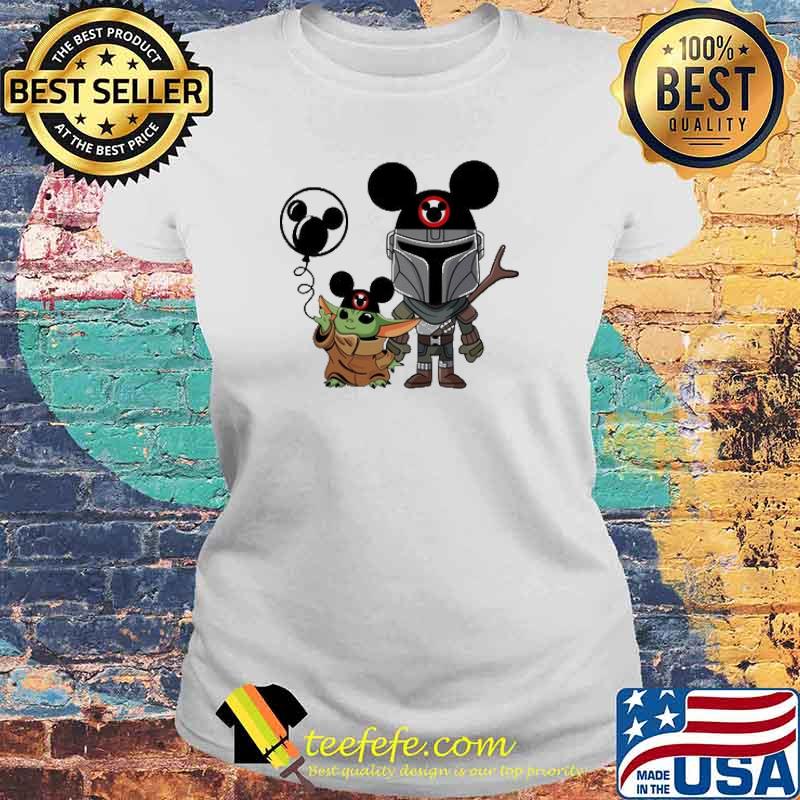 Mandol Baby Yoda Star Wars Balloon Shirt Laides tee Mandol Baby Yoda Star Wars Balloon Shirt Laides tee