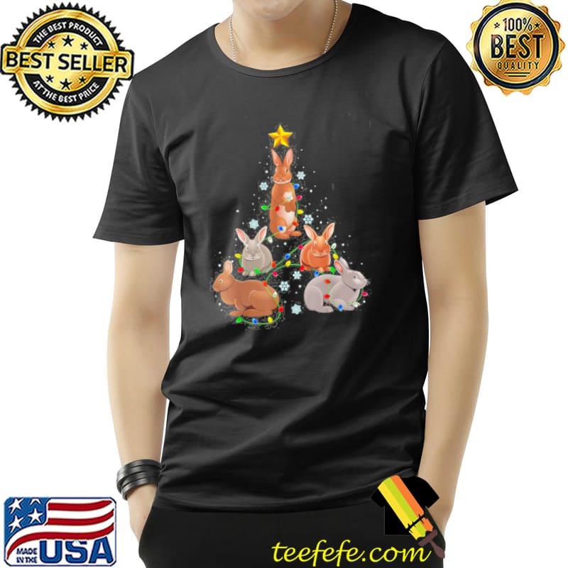 Many Rabbits Santa Christmas Shirt Unisex Many Rabbits Santa Christmas Shirt Unisex