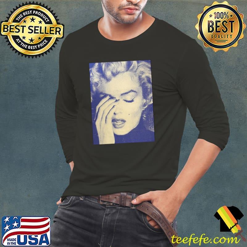 Marilyn Monroe Blonde Bomb Shirt Long Sleeve Tee Marilyn Monroe Blonde Bomb Shirt Long Sleeve Tee