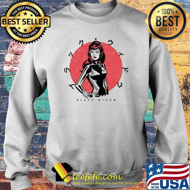 Marvel Black Widow Japanese Shirt Sweater Marvel Black Widow Japanese Shirt Sweater