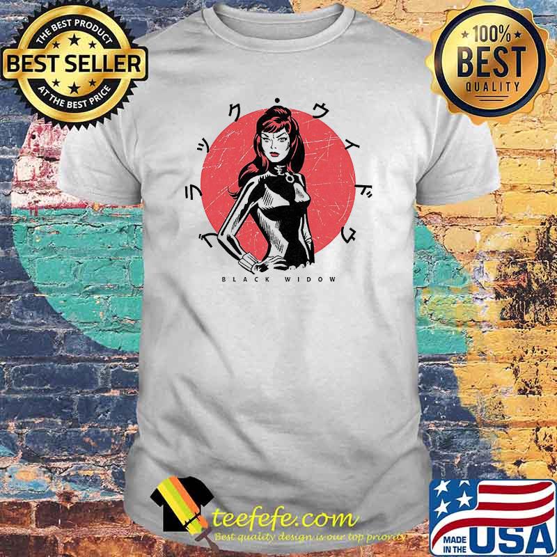 Marvel Black Widow Japanese Shirt
