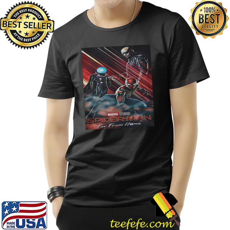 Marvel Studios SpiderMan Far From Home Poster Shirt Unisex Marvel Studios SpiderMan Far From Home Poster Shirt Unisex