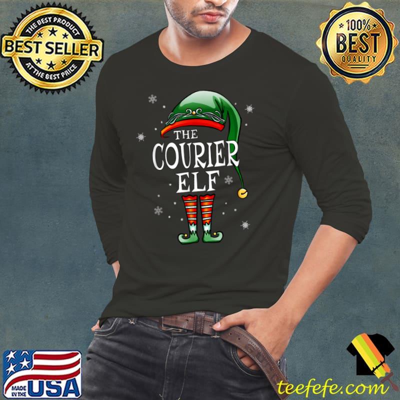Matching Family Funny I’m The Courier Elf Christmas T Shirt Long Sleeve Tee Matching Family Funny I’m The Courier Elf Christmas T Shirt Long Sleeve Tee