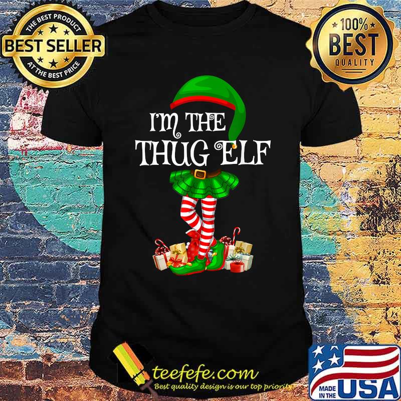 Matching Family Group I'm The Thug Elf Christmas T-Shirt