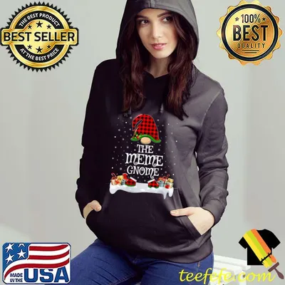 Matching Red Buffalo Plaid The Meme Gnome Christmas T-Shirt