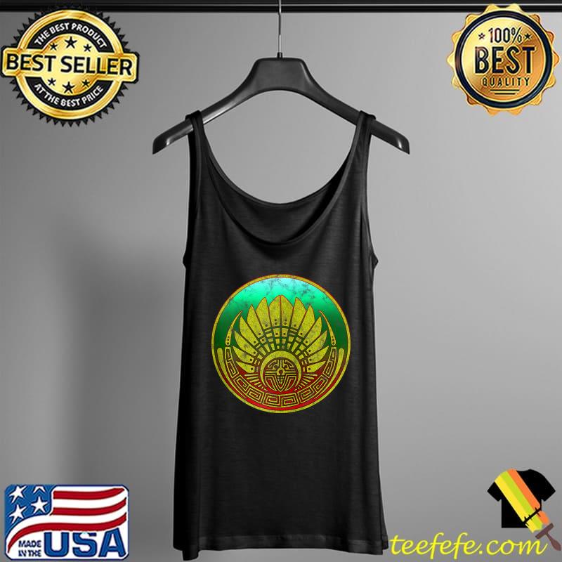 Maya mask, crop circle, Quetzalcoatl, Mexico Indians symbol T-s Tank Top Maya mask, crop circle, Quetzalcoatl, Mexico Indians symbol T-s Tank Top
