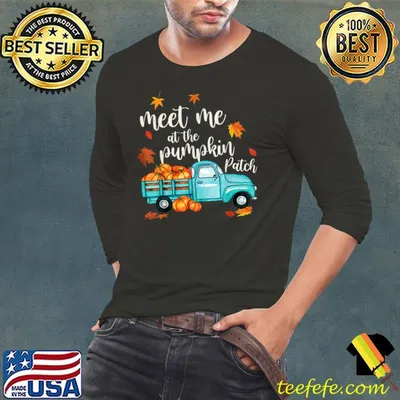 Meet Me At The Pumpkin Patch Halloween 2021 Pumpkin Truck T-Shirt