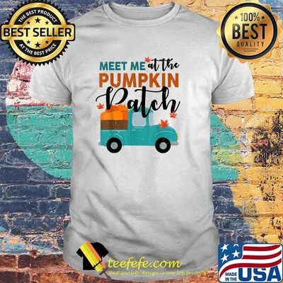 Meet Me At The Pumpkin Patch Shirt Women Girl Fall Halloween T-Shirt
