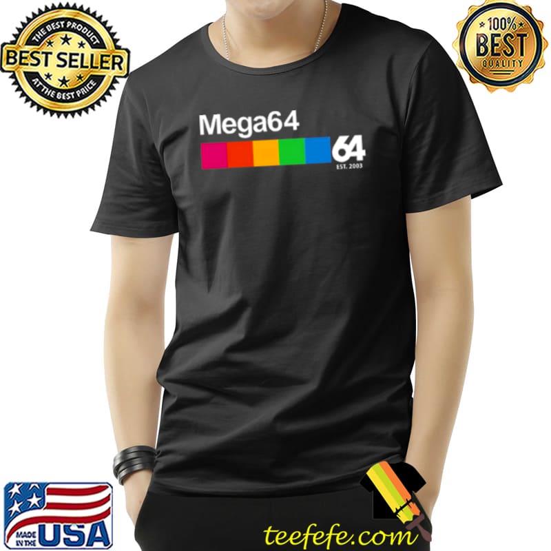 Mega64 Food Est 2003 Colors Shirt Unisex Mega64 Food Est 2003 Colors Shirt Unisex
