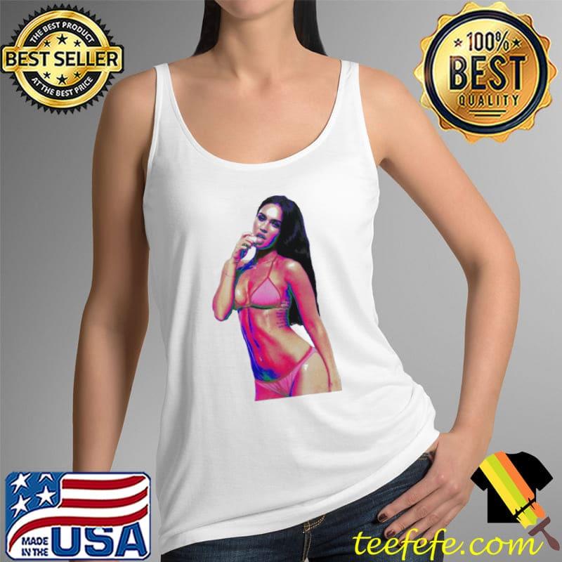 Megan Fox Sexy Bikini Summer Neon Shirt Tank Top Megan Fox Sexy Bikini Summer Neon Shirt Tank Top