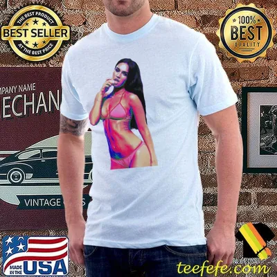 Megan Fox Sexy Bikini Summer Neon Shirt