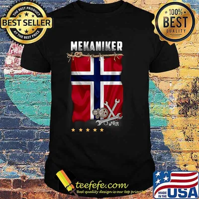 Mekaniker Mechanic Jayden Flag Shirt