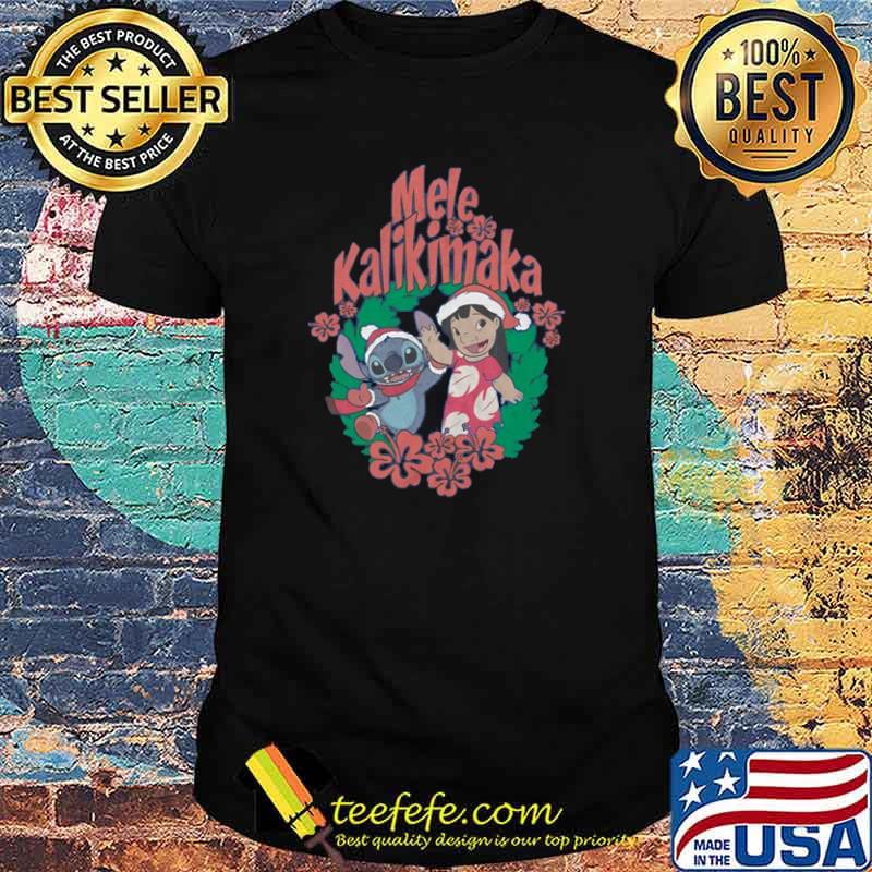 Mele Kalikimaka Lilo & Stitch Holiday Shirt
