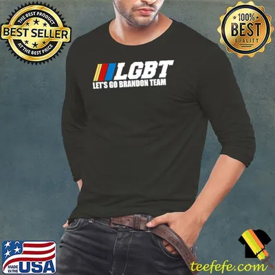 Mens Lets Go Brandon Team LGBT Conservative Funny T-Shirt