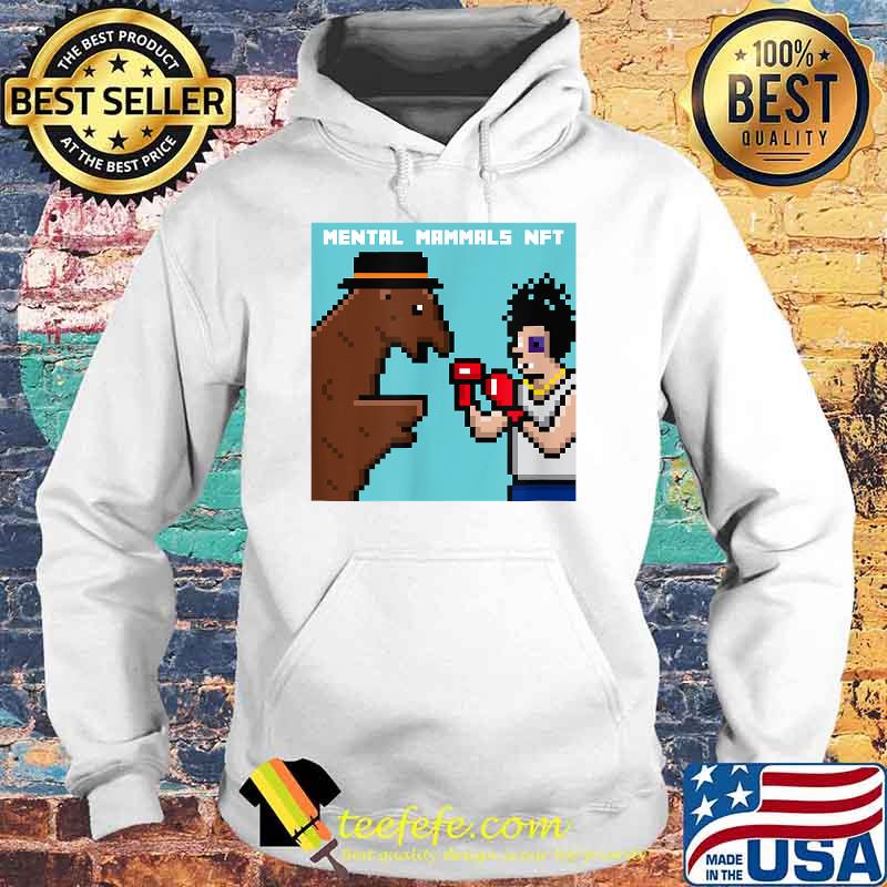 Mental Mammals NFT 8-bit Digital Crypto T-Shirt Hoodie Mental Mammals NFT 8-bit Digital Crypto T-Shirt Hoodie