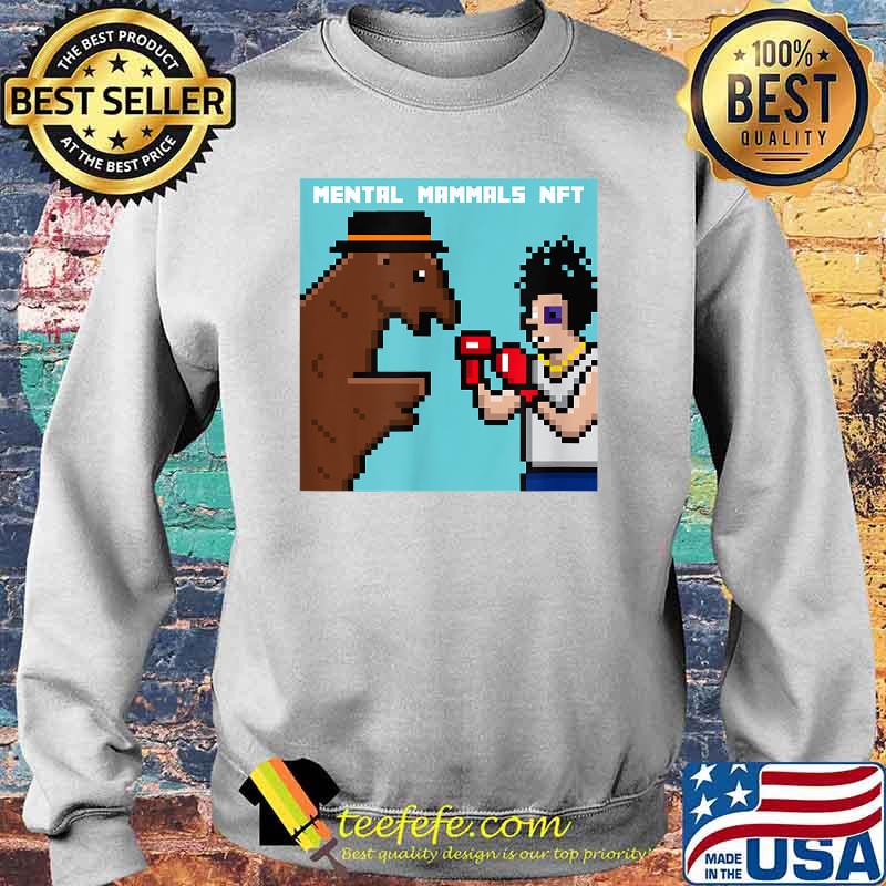 Mental Mammals NFT 8-bit Digital Crypto T-Shirt Sweater Mental Mammals NFT 8-bit Digital Crypto T-Shirt Sweater