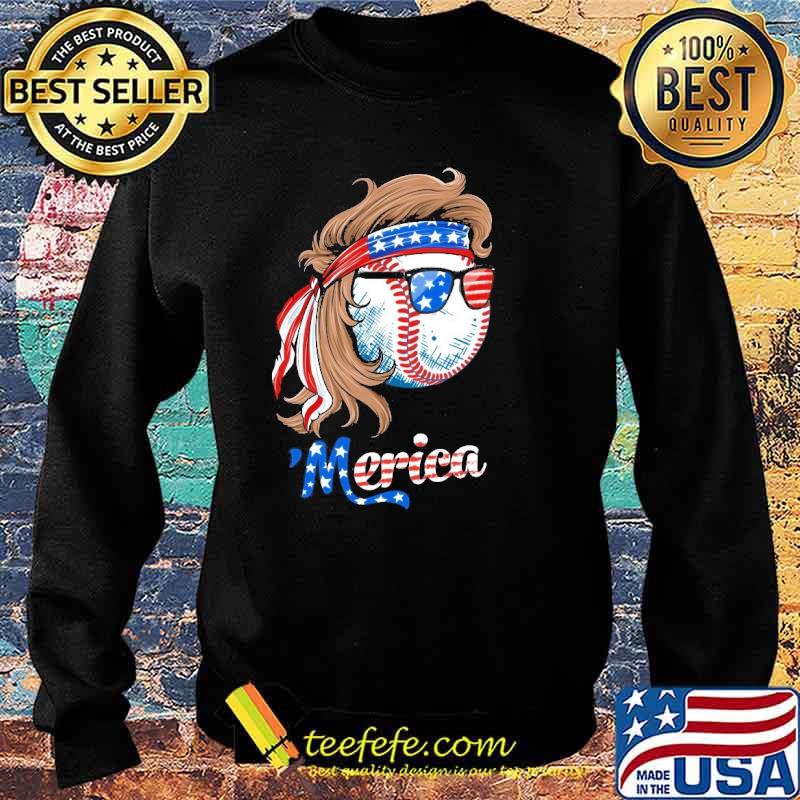 Merica baseball american flag 4th of july s Sweater Merica baseball american flag 4th of july s Sweater
