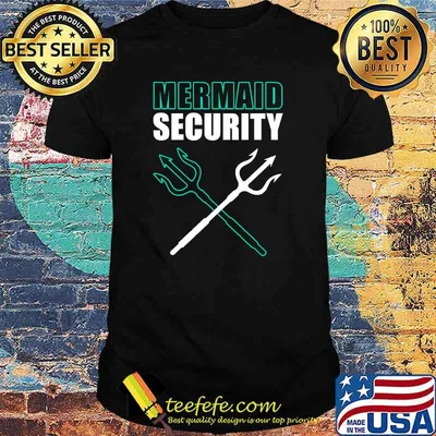 Mermaid Security Mermaid Costume Mermaid Birthday Party T-Shirt