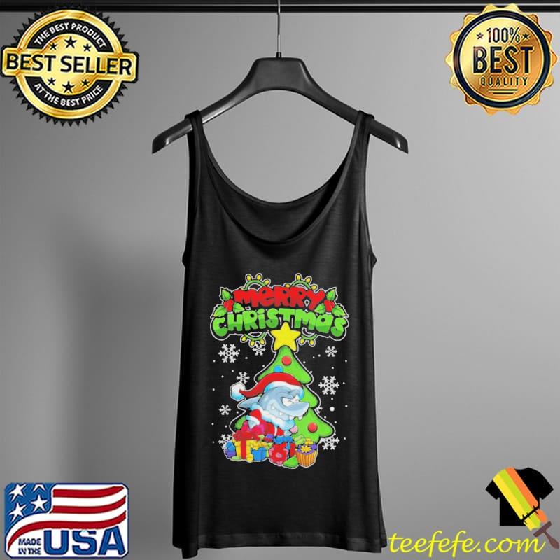 Merry Christmas Animals – Xmas Shark Sweat Tank Top Merry Christmas Animals – Xmas Shark Sweat Tank Top