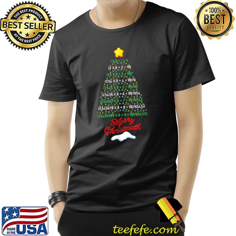 Merry Christmas Math Teacher Xmas Gift Tee Merry Christmath T-s Unisex Merry Christmas Math Teacher Xmas Gift Tee Merry Christmath T-s Unisex