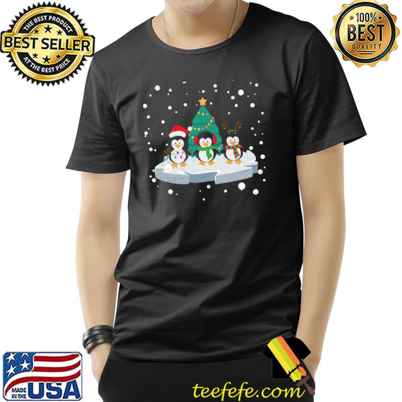 Merry Christmas penguins Christmas T-Shirt Unisex Merry Christmas penguins Christmas T-Shirt Unisex