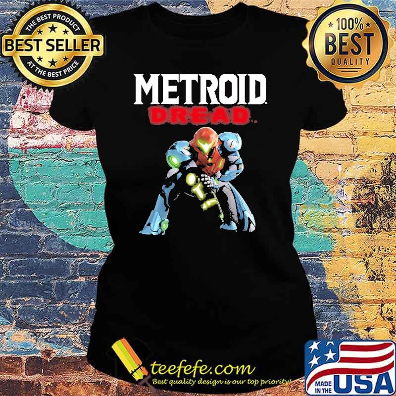 Metroid Dread Samus Poster Shirt Ladies tee Metroid Dread Samus Poster Shirt Ladies tee