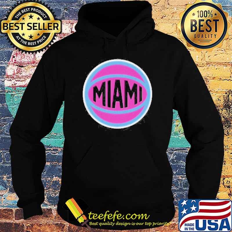 Miami inspired retro basketball s Hoodie Miami inspired retro basketball s Hoodie