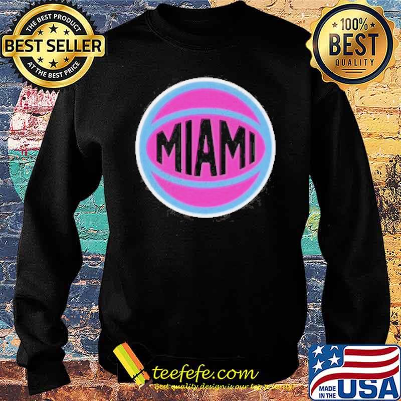 Miami inspired retro basketball s Sweater Miami inspired retro basketball s Sweater