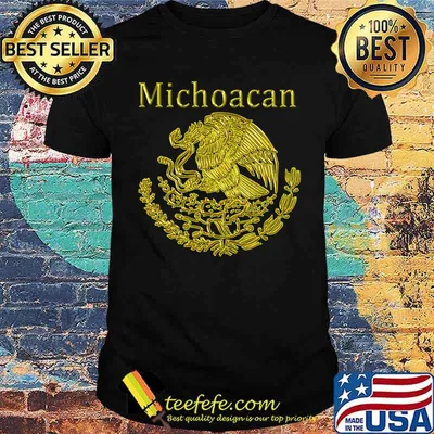 Michoacan Mexican Escudo Mexicano camisa Mexico Shirt