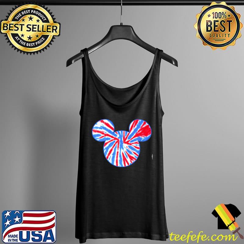 Mickey And Friends Mickey Americana Tie Dye Fill Shirt Tank Top Mickey And Friends Mickey Americana Tie Dye Fill Shirt Tank Top