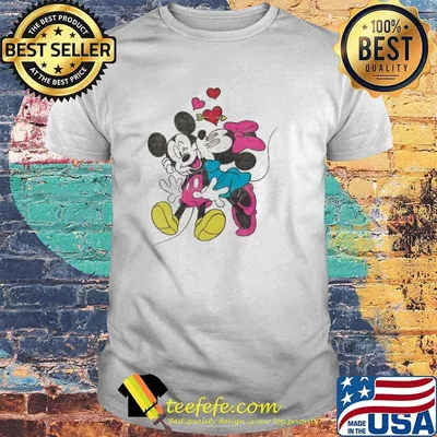 Mickey and Minnie Mouse Heart T-Shirt