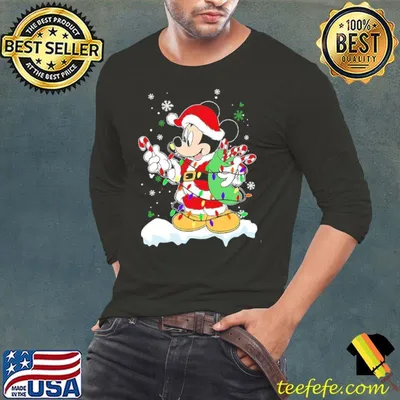 Mickey Christmas Light Shirt