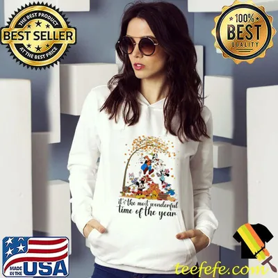 Mickey It's The Most Wonderful Time Of The Year Disney Thanksgiving Shirt