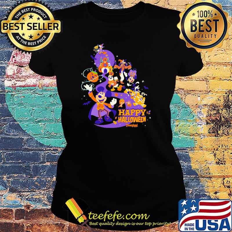 Mickey Mouse and Friends Happy Halloween s Ladies tee Mickey Mouse and Friends Happy Halloween s Ladies tee