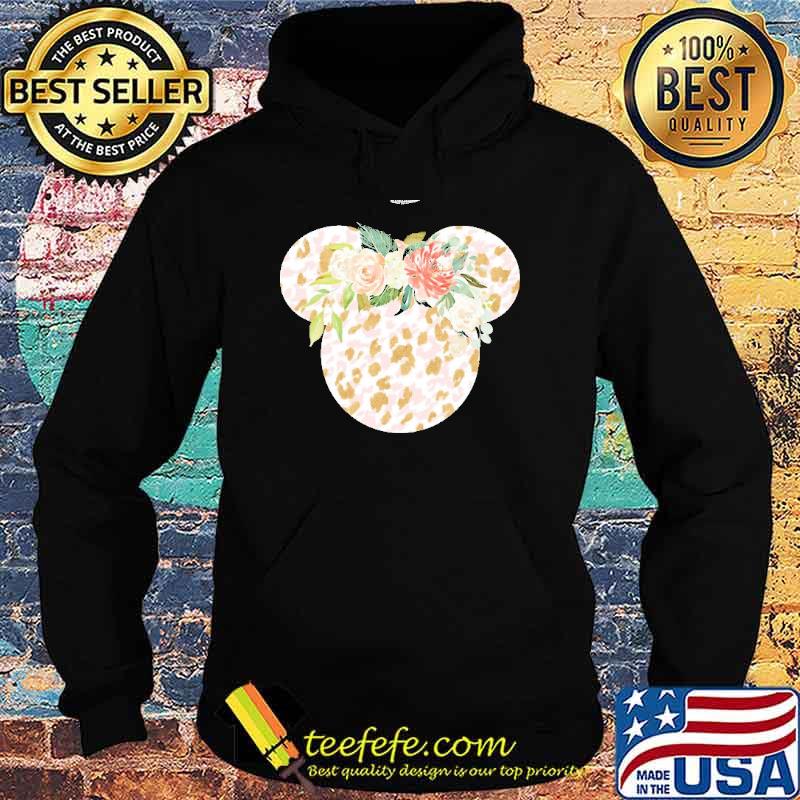 Mickey Mouse Flower Lepoard Shirt Hoodie Mickey Mouse Flower Lepoard Shirt Hoodie