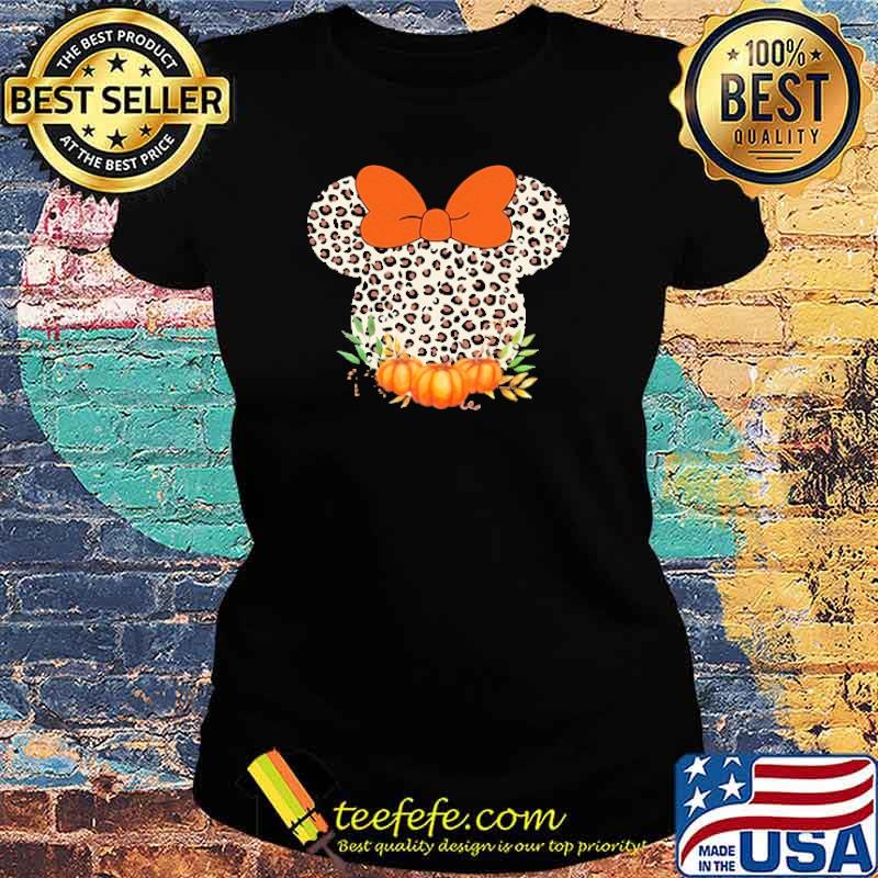 Mickey mouse Halloween Pumpkin Lepoard Shirt Ladies tee Mickey mouse Halloween Pumpkin Lepoard Shirt Ladies tee