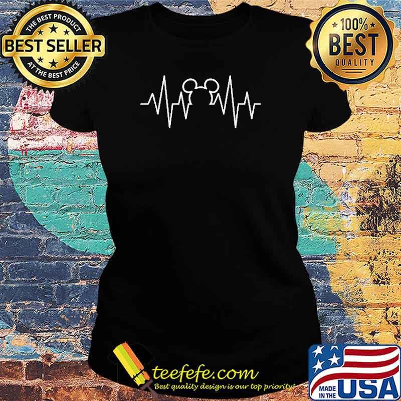 Mickey Mouse Icon EKG T-Shirt Ladies tee Mickey Mouse Icon EKG T-Shirt Ladies tee