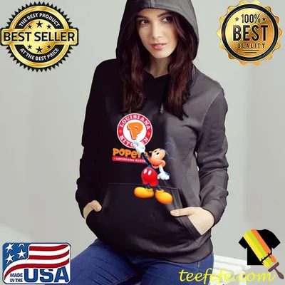 Mickey Mouse Louisana Kitchen Popeyes Louisiana Kitchen Shirt