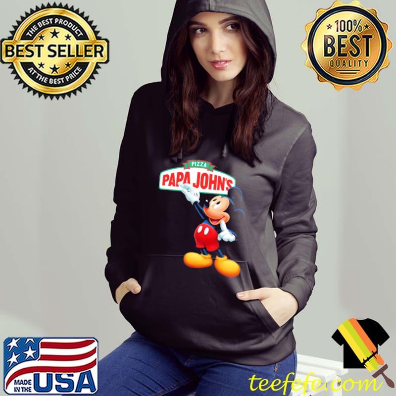 Mickey Mouse Pizza Papa John’s Shirt Mickey Mouse Pizza Papa John’s Shirt