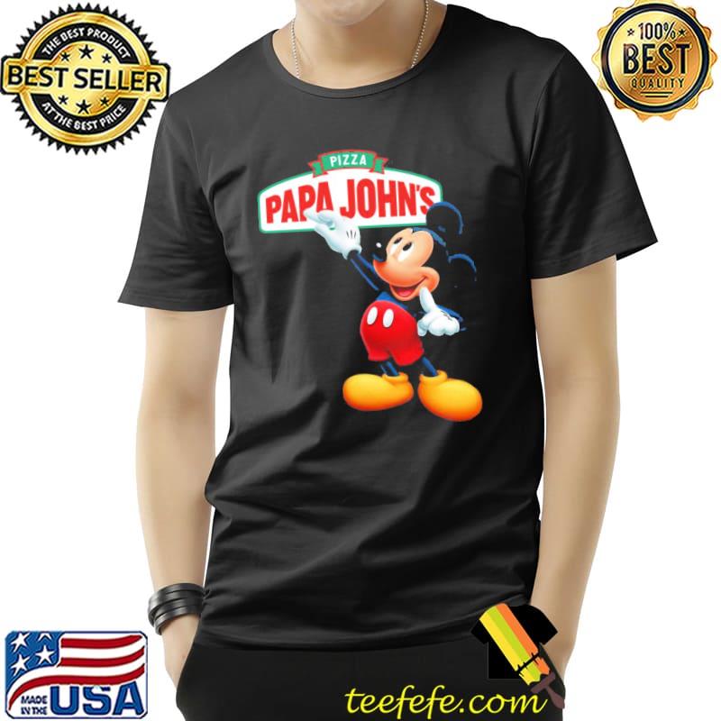 Mickey Mouse Pizza Papa John’s Shirt Unisex Mickey Mouse Pizza Papa John’s Shirt Unisex