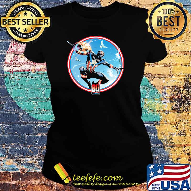 Miles Morales Spider-Man Captain Shirt Ladies tee Miles Morales Spider-Man Captain Shirt Ladies tee
